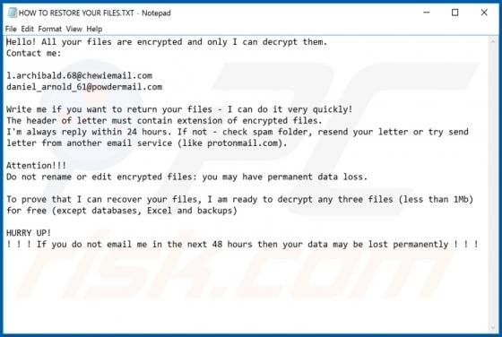 Vfcfocxp Ransomware