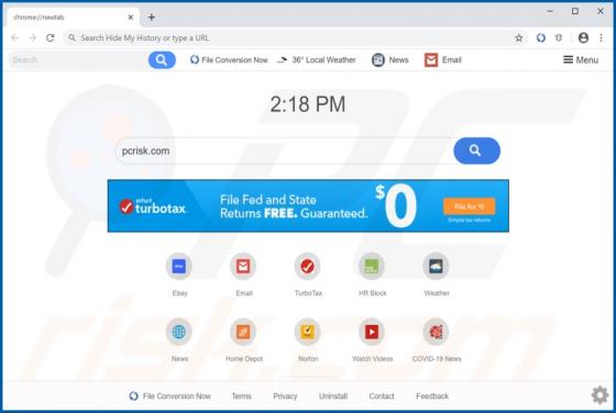 File Conversion Now Browser Hijacker