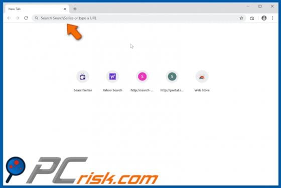 SearchSeries Browser Hijacker