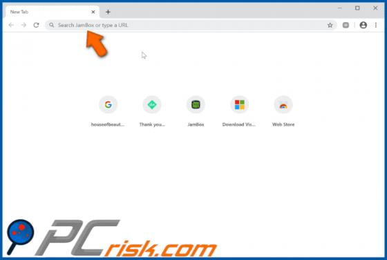 Jam Box Search Browser Hijacker