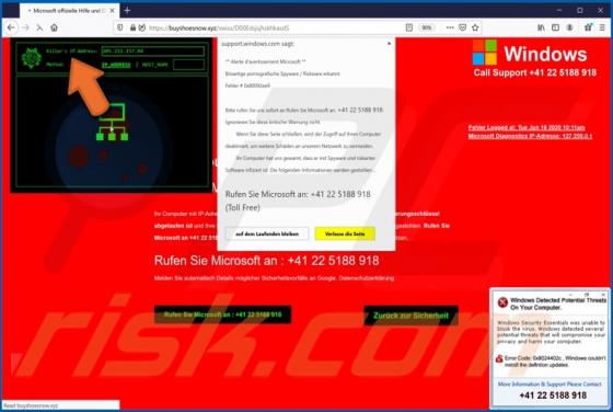 Killer's IP Address POP-UP Scam