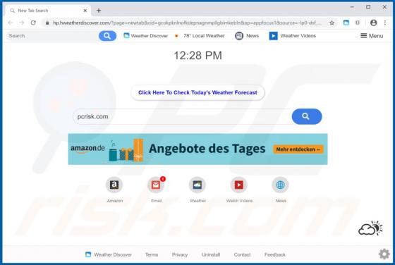 Weather Discover Browser Hijacker