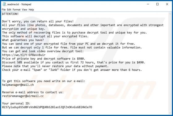 Pykw Ransomware