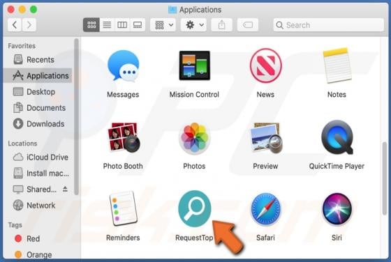 RequestTop Adware (Mac)