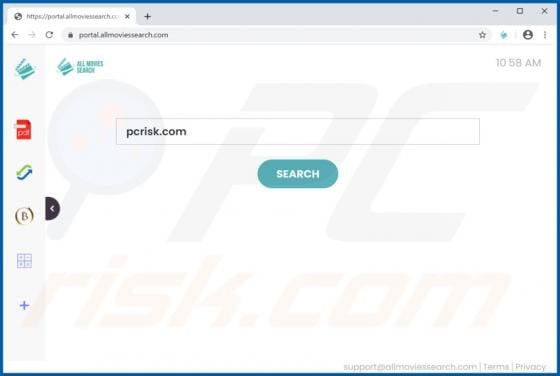 AllMoviesSearch Browser Hijacker
