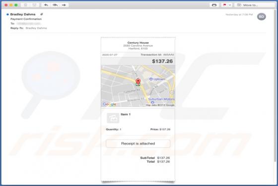 Google Pay Email Virus