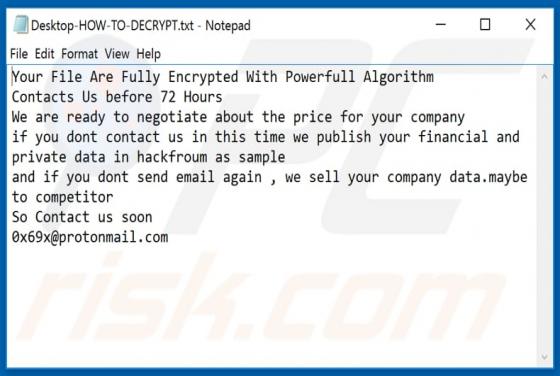 Ment Ransomware