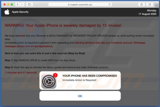 Suprotok.xyz POP-UP Scam (Mac)