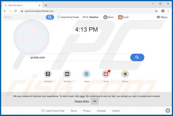 Insta Forms Finder Browser Hijacker