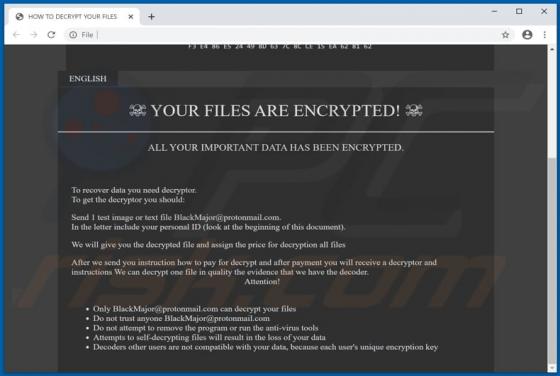 Pants Ransomware