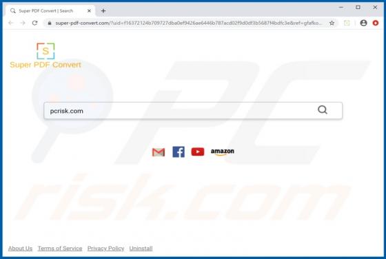 Super PDF Convert Tab Browser Hijacker