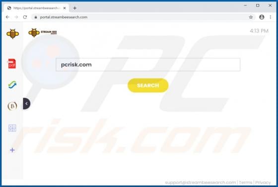 StreamBeeSearch Browser Hijacker