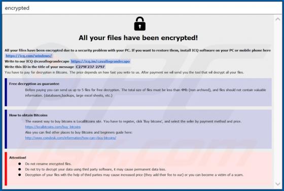 Horse Ransomware