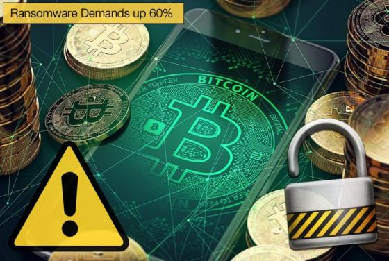 Ransomware Demands up 60%