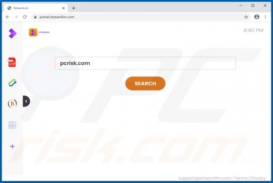 StreamLim Browser Hijacker