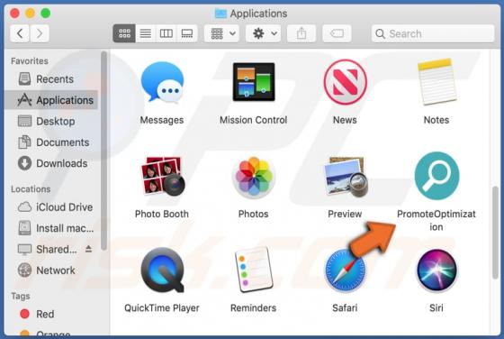 PromoteOptimization Adware (Mac)