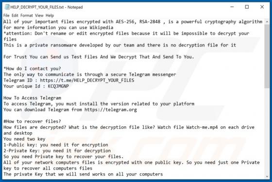 Secure (Sorena) Ransomware