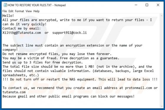 Fxmwtv Ransomware
