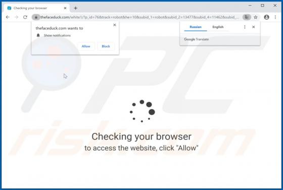 Thefaceduck.com Ads