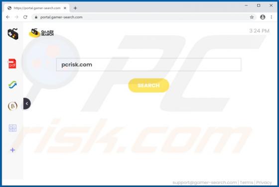 GamerSearch Browser Hijacker