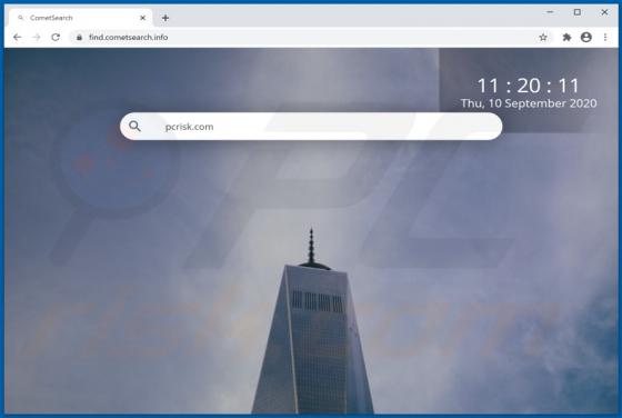 Comet Search Browser Hijacker