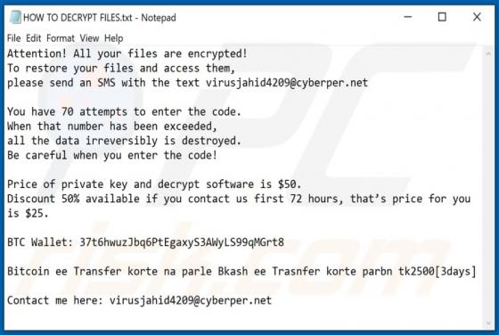 BD Ransomware