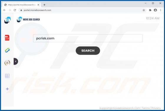 MovieBoxSearch Browser Hijacker