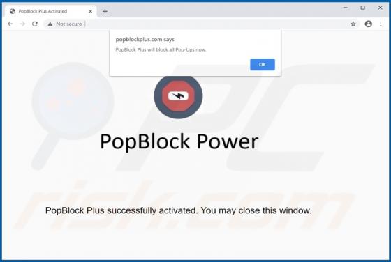 PopBlock+ Adware
