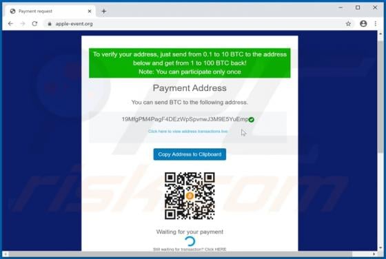 Double Your Bitcoins Scam