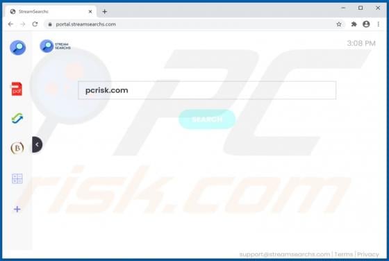 StreamSearchs Browser Hijacker