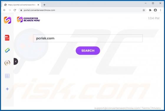 ConverterSearchNow Browser Hijacker