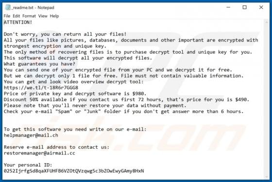 Kolz Ransomware