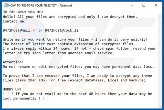 Gvlbsjz Ransomware