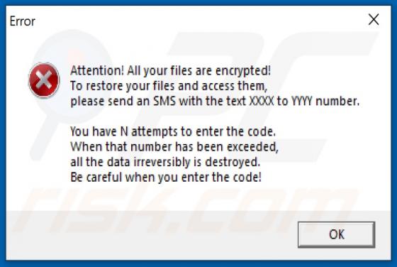 Txt (Xorist) Ransomware