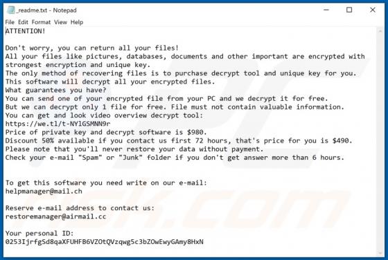 Copa Ransomware