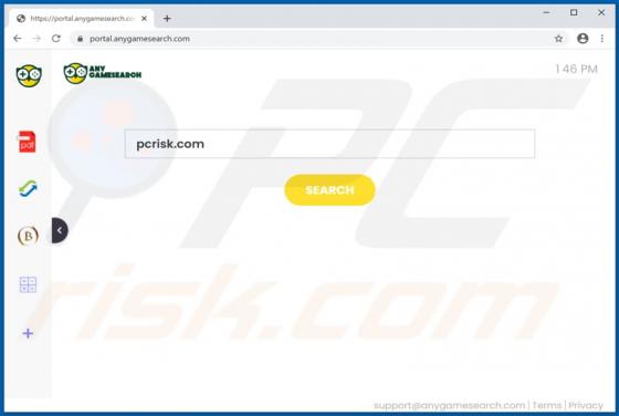 AnyGameSearch Browser Hijacker