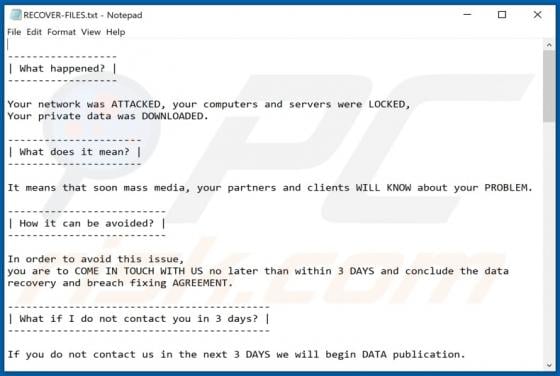 Egregor Ransomware