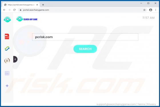 SearchAnyGame Browser Hijacker