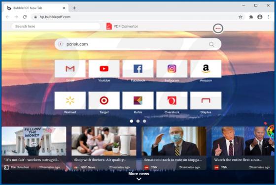 BubblePDF Browser Hijacker