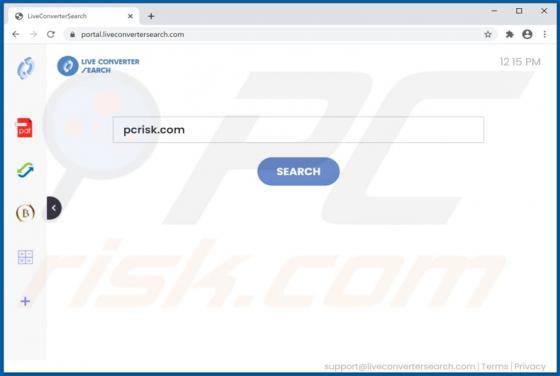 LiveConverterSearch Browser Hijacker