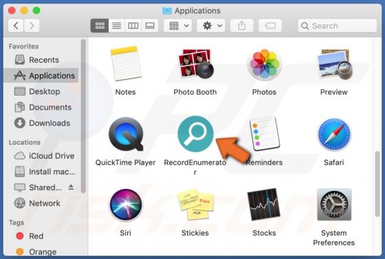 RecordEnumerator Adware (Mac)