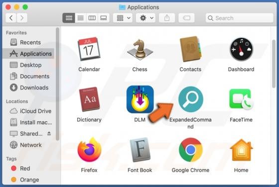 ExpandedCommand Adware (Mac)