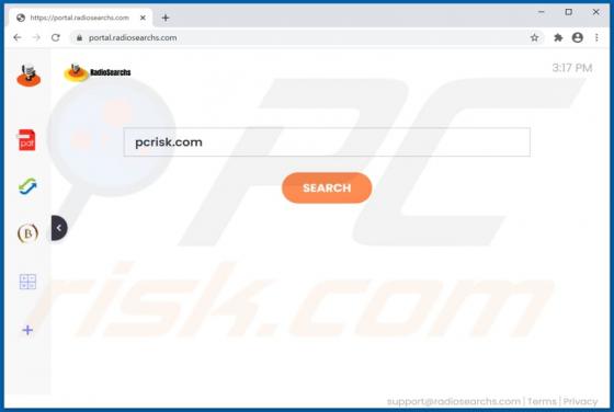 RadioSearchs Browser Hijacker