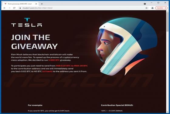BTC Giveaway Scam