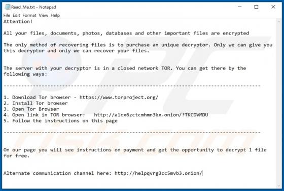 See_read_me Ransomware
