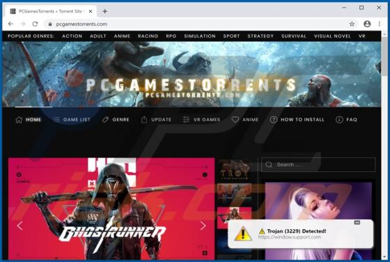 Pcgamestorrents.com Suspicious Website
