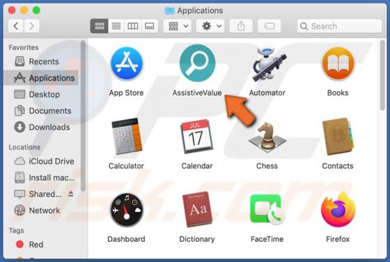 AssistiveValue Adware (Mac)