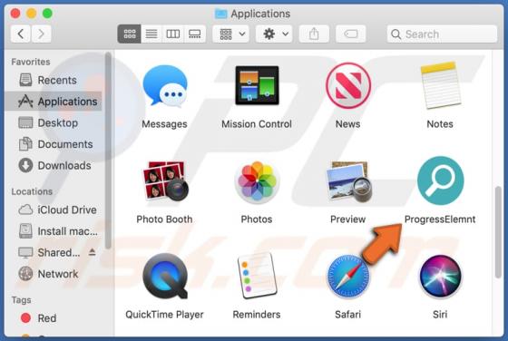 ProgressElemnt Adware (Mac)