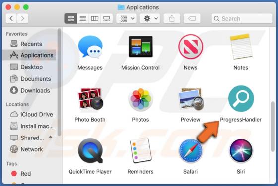 ProgressHandler Adware (Mac)