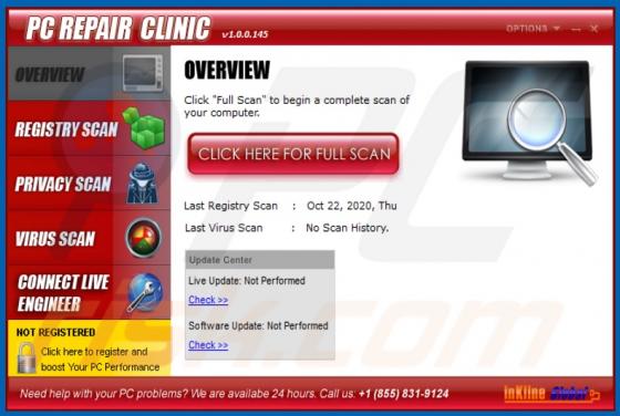 PCRepairClinic Unwanted Application